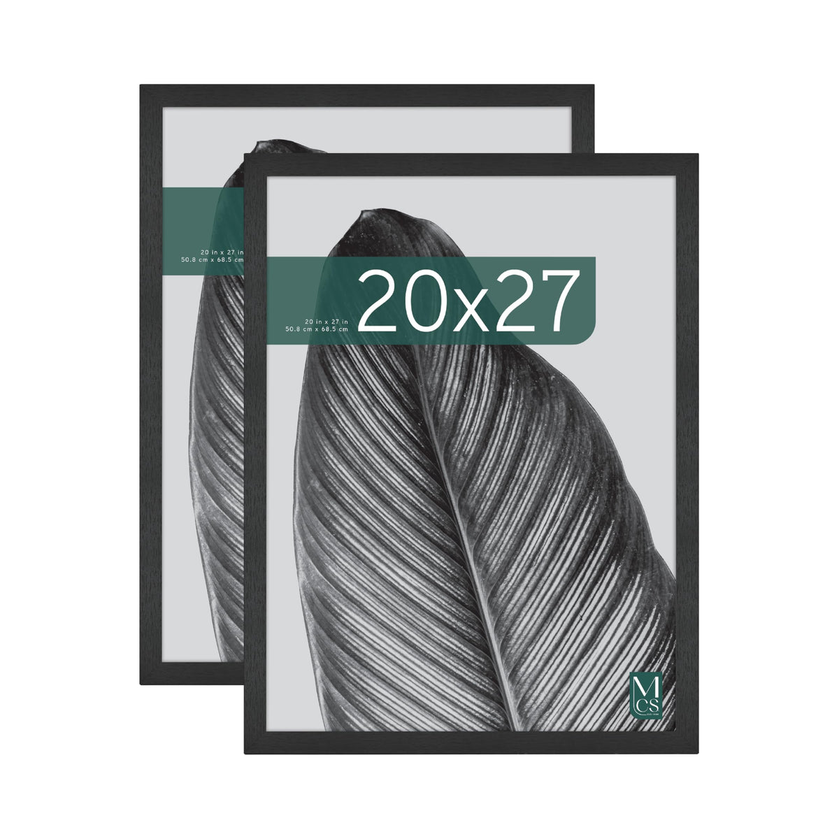 Studio Gallery Unmatted Picture Frame, 20x27, Black Woodgrain, 2-Pack