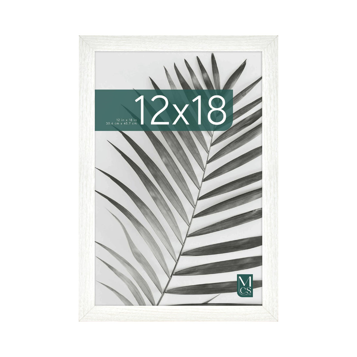 Studio Gallery Unmatted Picture Frame, 12x18, White Woodgrain, 1-Pack