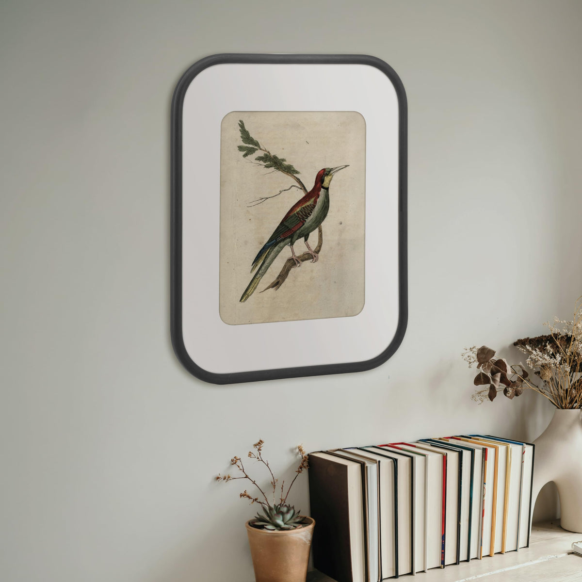 Modern Arc Matted Poster Frame, 16x20 with 11x14 Mat, Black, 1-Pack