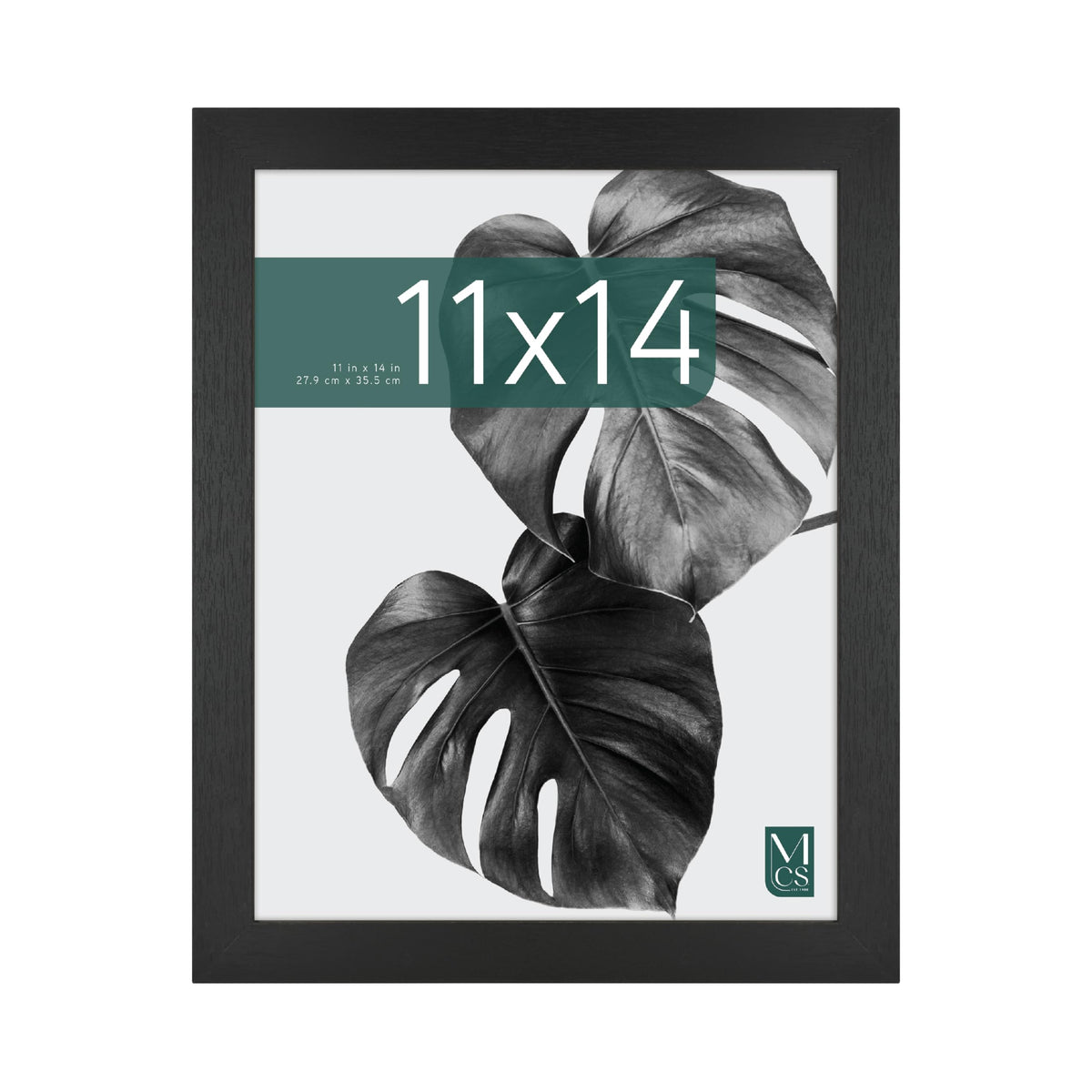 Studio Gallery Unmatted Picture Frame, 11x14, Black Woodgrain, 1-Pack