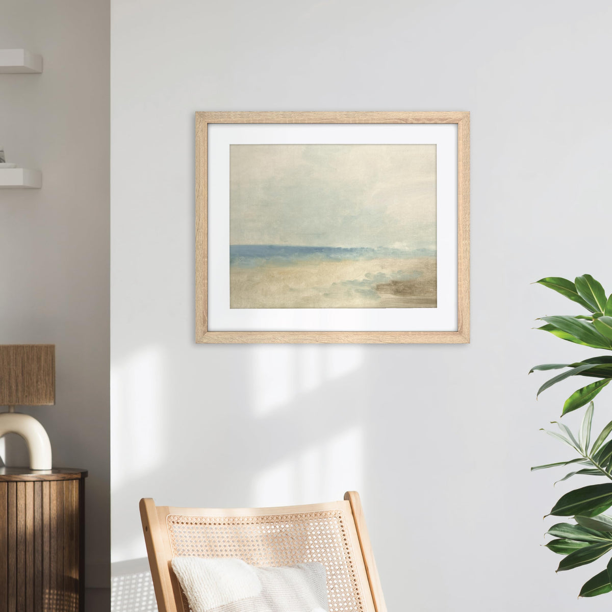 Studio Gallery Matted Picture Frame, 20x24 with 16x20 Mat, Natural Woodgrain, 1-Pack