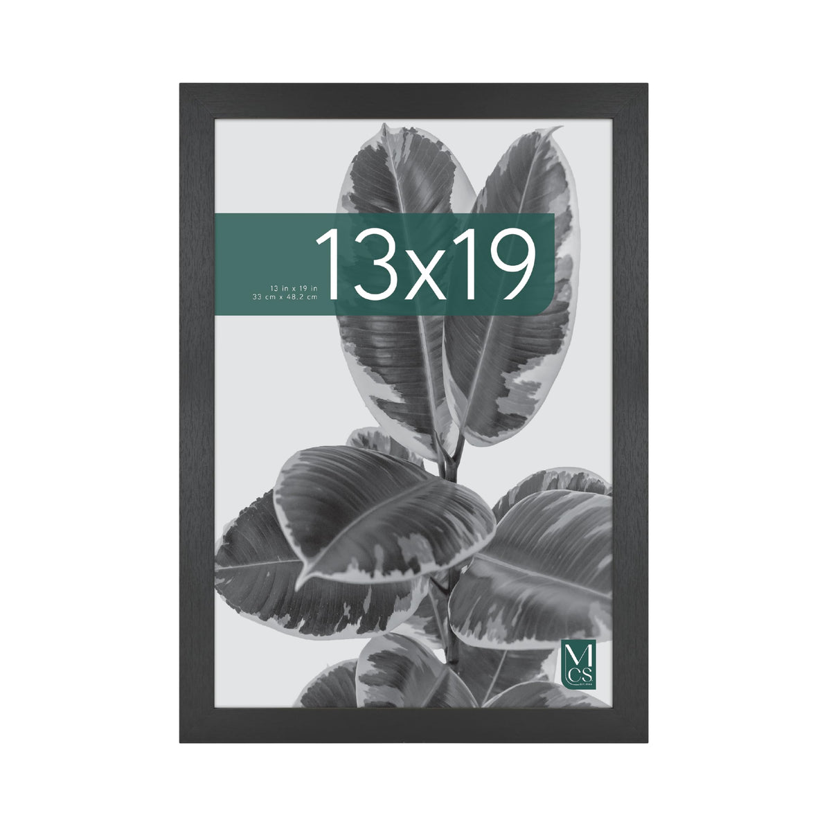 Studio Gallery Unmatted Picture Frame, 13x19, Black Woodgrain, 1-Pack
