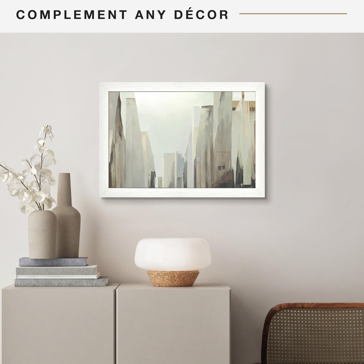Studio Gallery Unmatted Picture Frame, 12x18, White Woodgrain, 1-Pack
