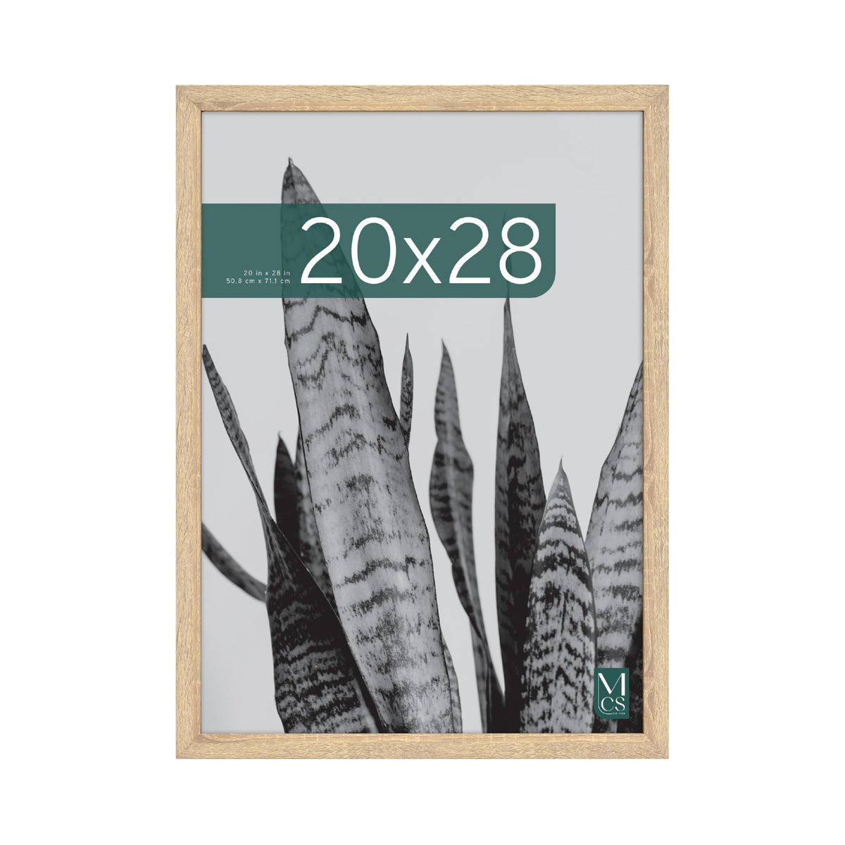 Studio Gallery Unmatted Picture Frame, 20x28, Natural Woodgrain, 1-Pack