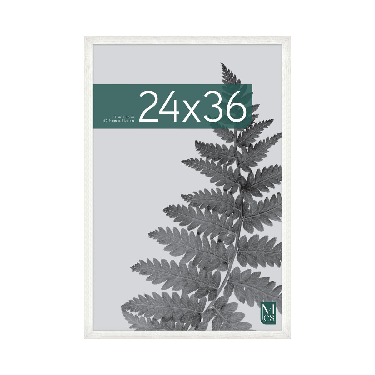 Studio Gallery Unmatted Picture Frame, 24x36, White Woodgrain, 1-Pack