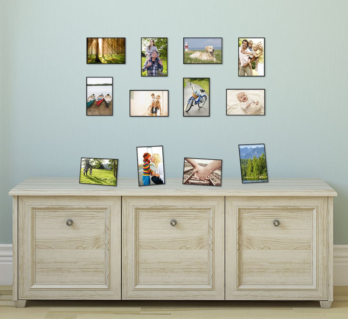 Format Picture Frame, 5x7, Black, 12-Pack