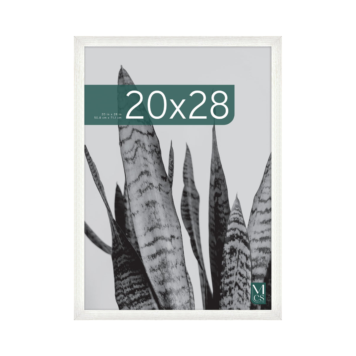 Studio Gallery Unmatted Picture Frame, 20x28, White Woodgrain, 1-Pack