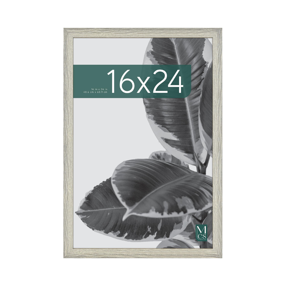 Studio Gallery Unmatted Picture Frame, 16x24, Gray Woodgrain, 1-Pack