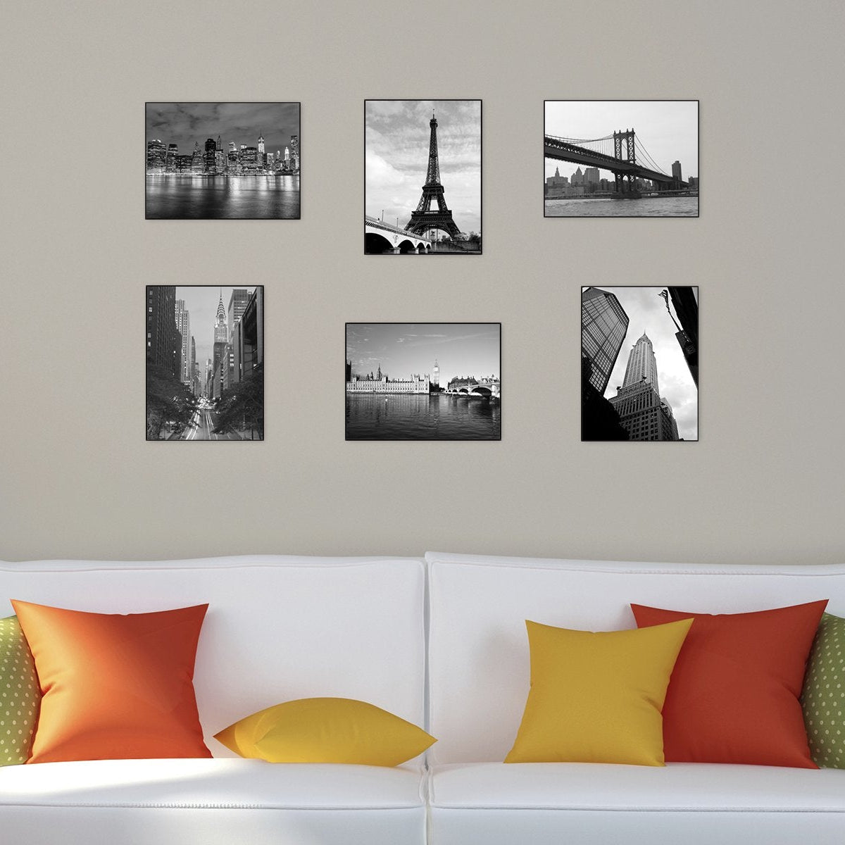 Format Picture Frame, 9x12, Black, 6-Pack