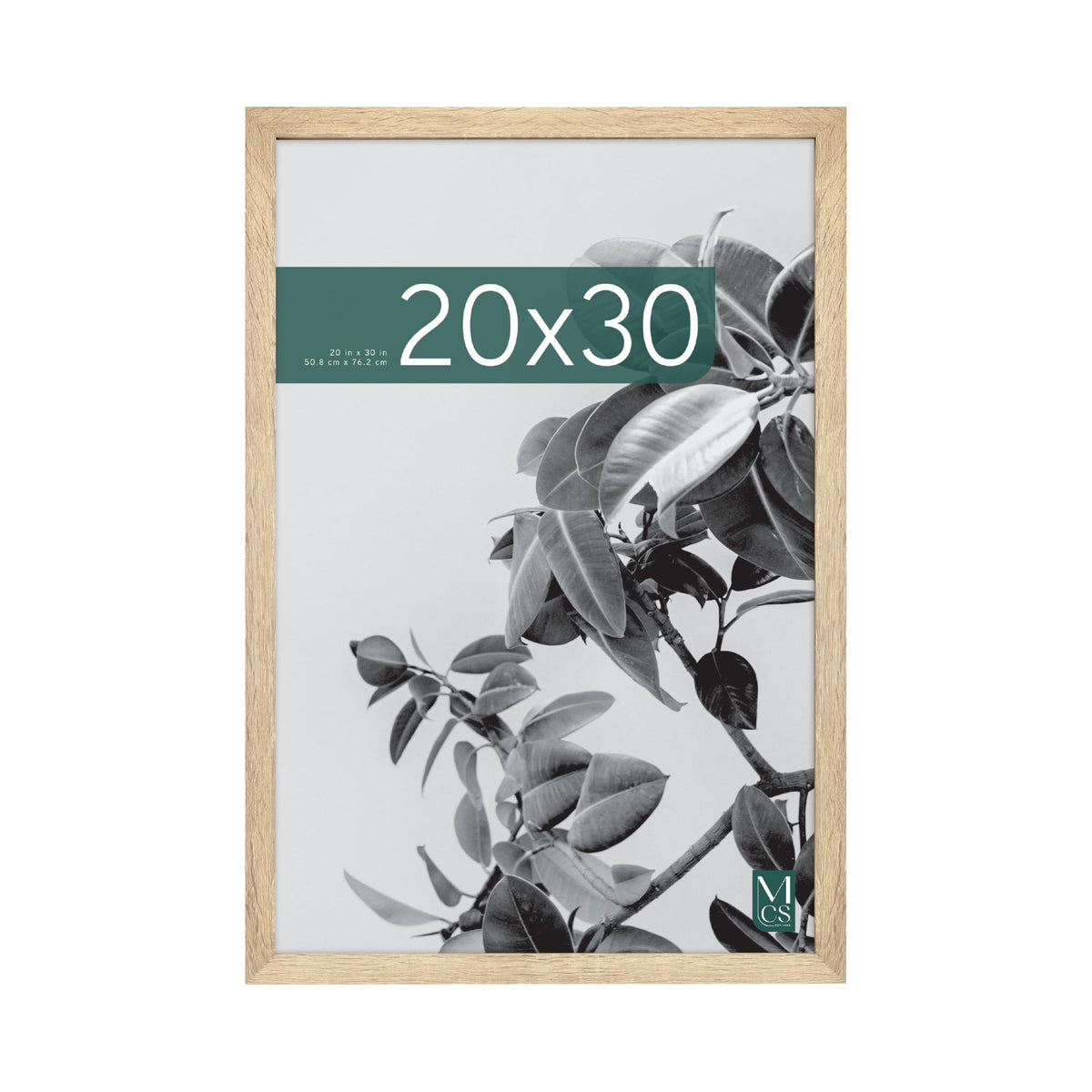 Studio Gallery Unmatted Picture Frame, 20x30, Natural Woodgrain, 1-Pack