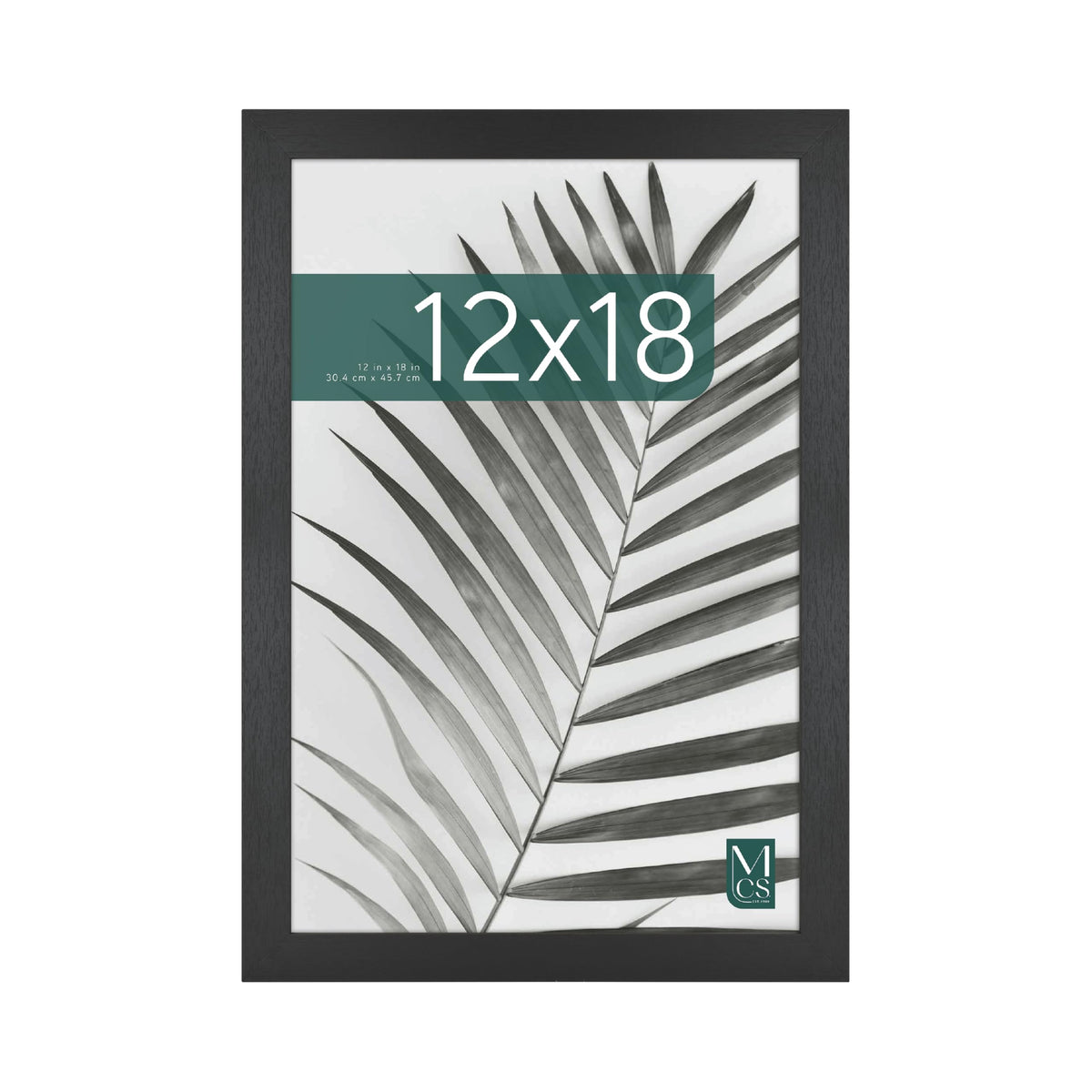 Studio Gallery Unmatted Picture Frame, 12x18, Black Woodgrain, 1-Pack
