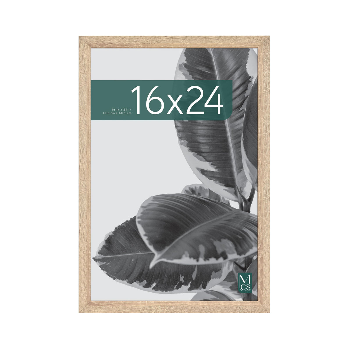 Studio Gallery Unmatted Picture Frame, 16x24, Natural Woodgrain, 1-Pack