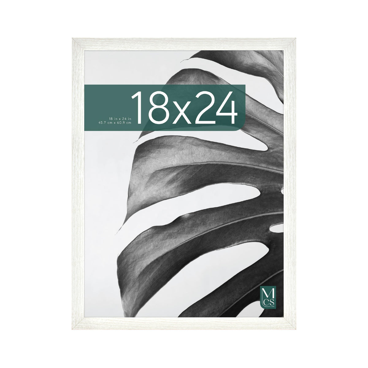 Studio Gallery Unmatted Picture Frame, 18x24, White Woodgrain, 1-Pack