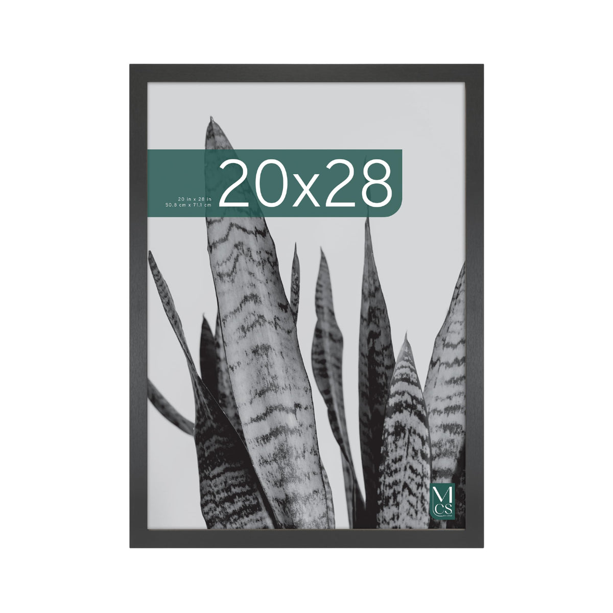 Studio Gallery Unmatted Picture Frame, 20x28, Black Woodgrain, 1-Pack