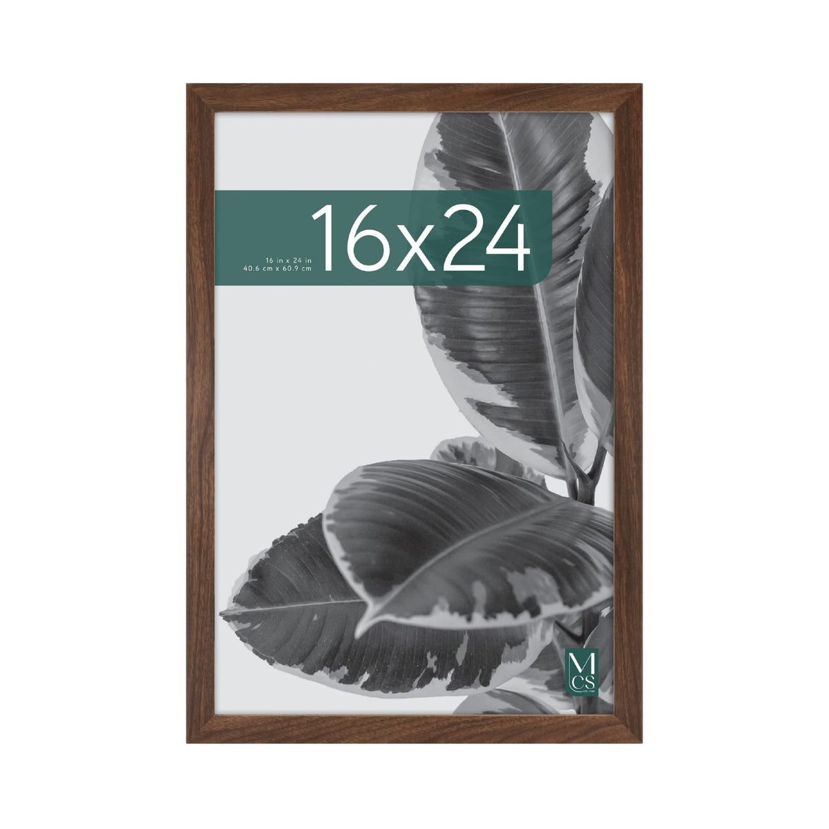 Studio Gallery Unmatted Picture Frame, 16x24, Walnut Woodgrain, 1-Pack