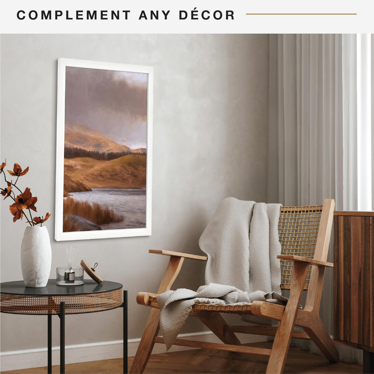 Studio Gallery Unmatted Picture Frame, 18x24, White Woodgrain, 1-Pack