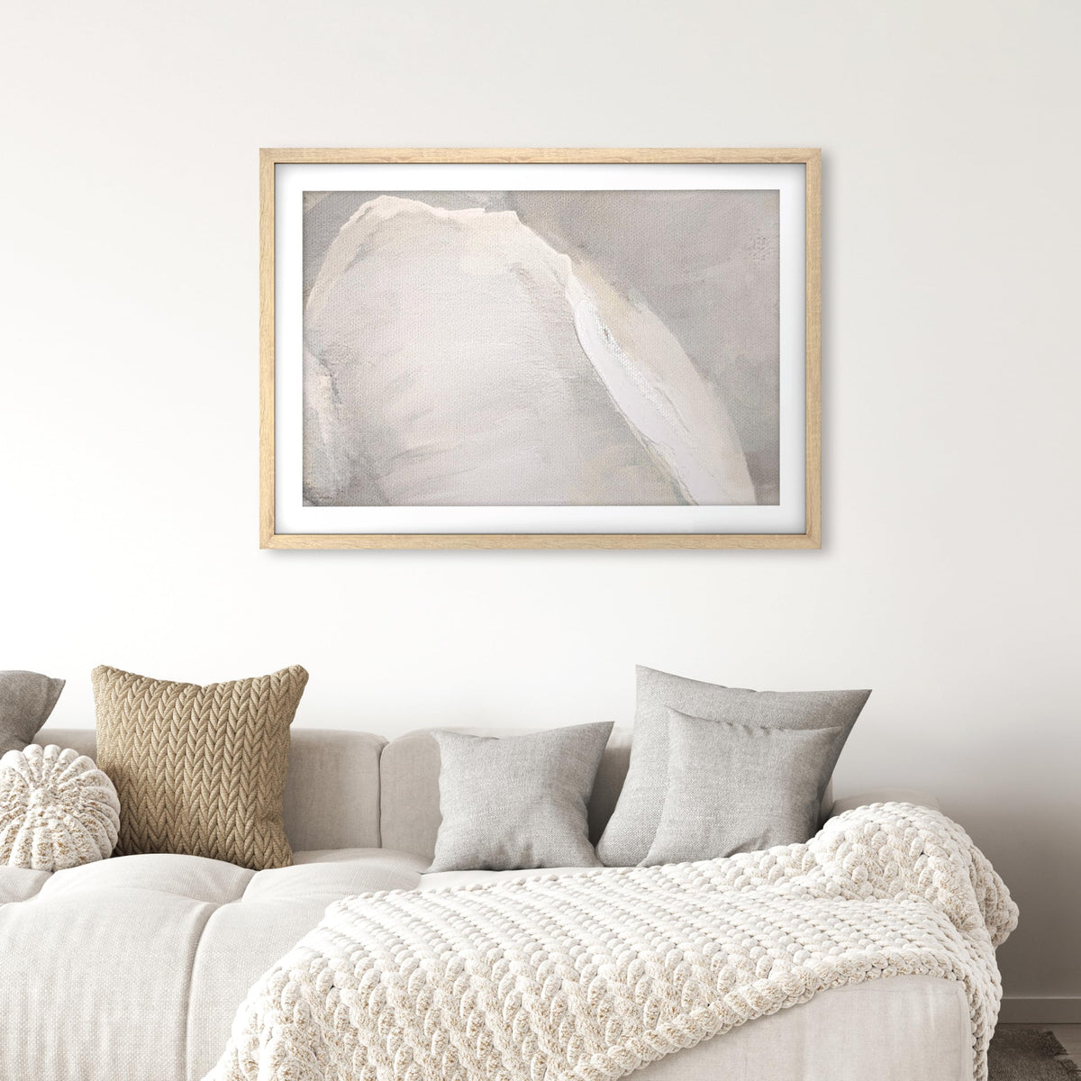 Studio Gallery Matted Picture Frame, 28x40 with 24x36 Mat, Natural Woodgrain, 1-Pack