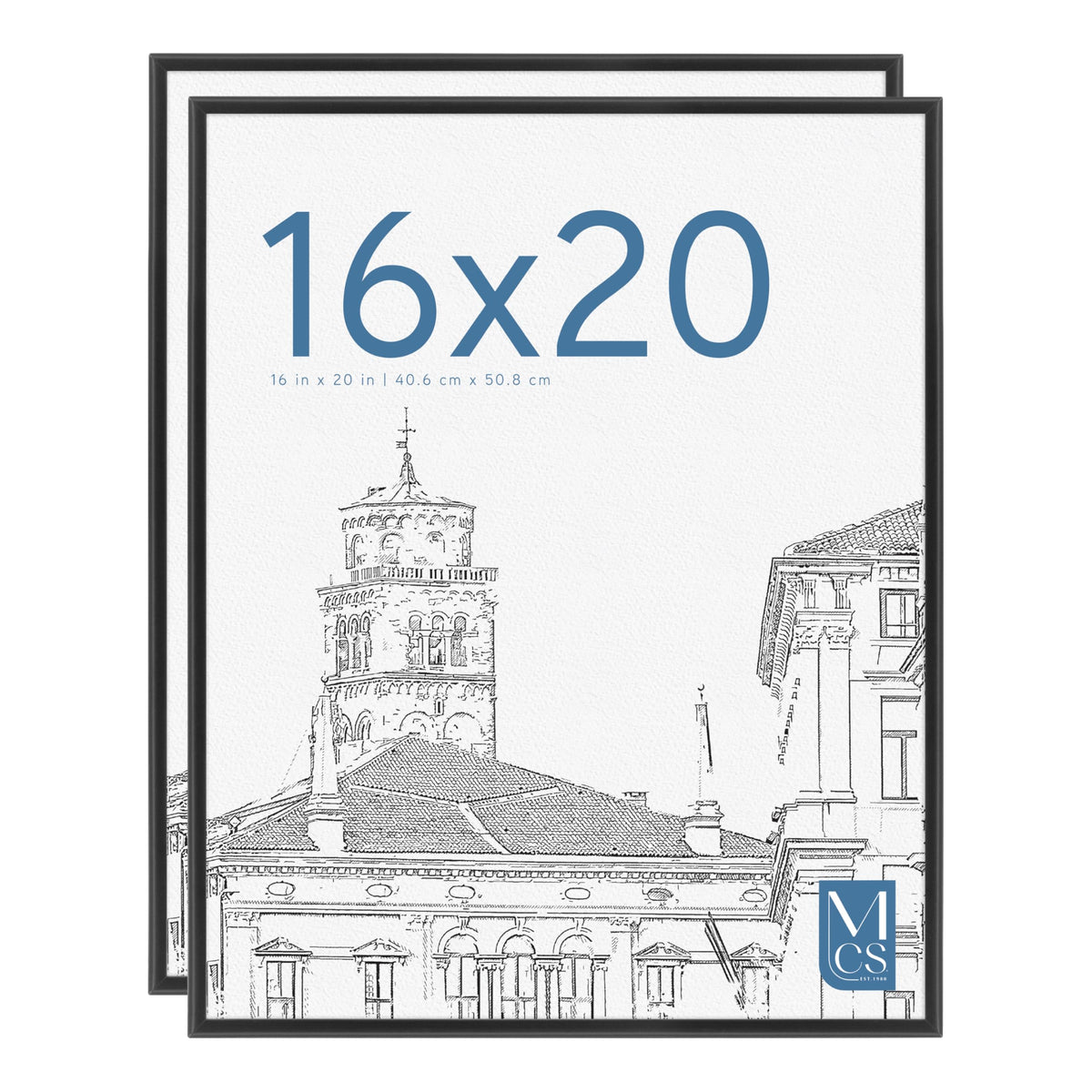 The Original Poster Frame, 16x20, Black, 2-Pack