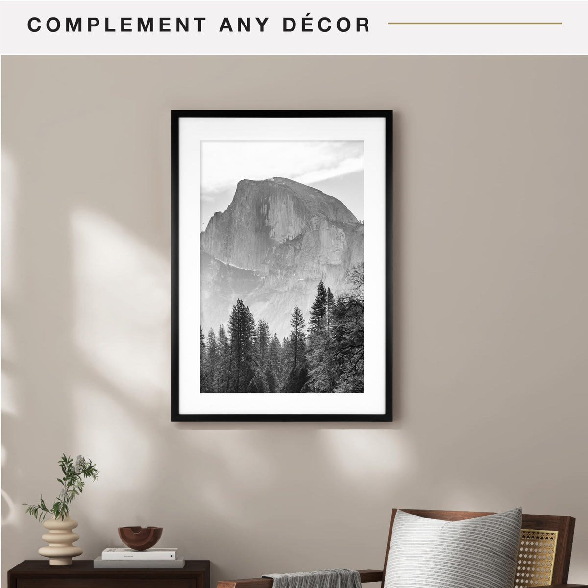 Everline Matted Poster Frame, 20x28 with 16x24 Mat, Black, 1-Pack