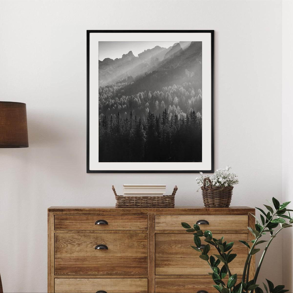Everline Matted Poster Frame, 28x34 with 24x30 Mat, Black, 1-Pack