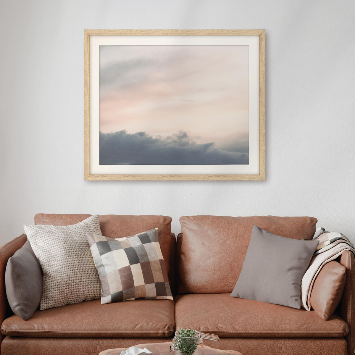 Studio Gallery Matted Picture Frame, 28x34 with 24x30 Mat, Natural Woodgrain, 1-Pack