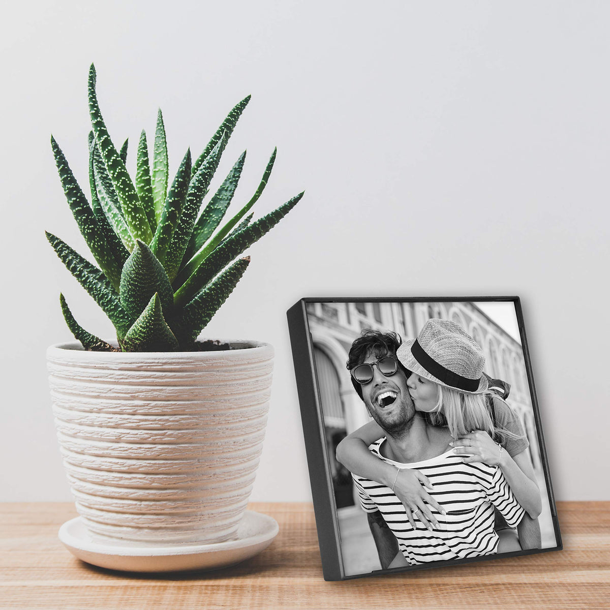 Format Picture Frame, 4x4, Black, 6-Pack