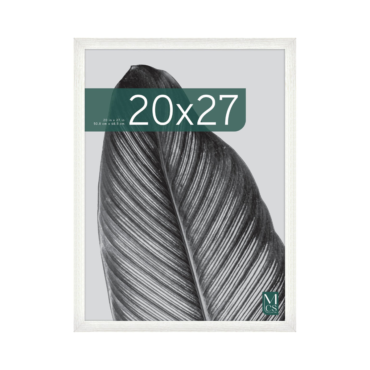 Studio Gallery Unmatted Picture Frame, 20x27, White Woodgrain, 1-Pack