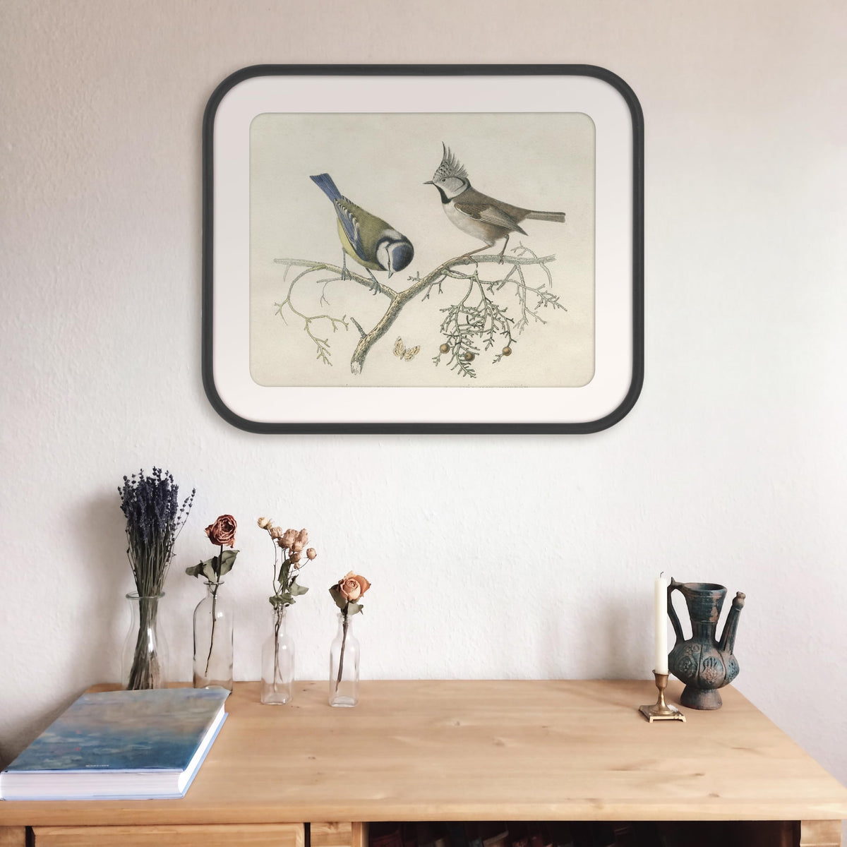 Modern Arc Matted Poster Frame, 20x24 with 16x20 Mat, Black, 1-Pack