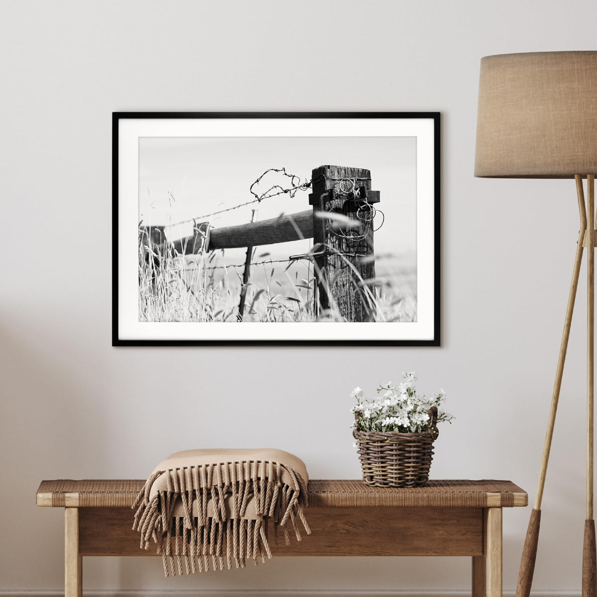 Everline Matted Poster Frame, 24x34 with 20x30 Mat, Black, 1-Pack