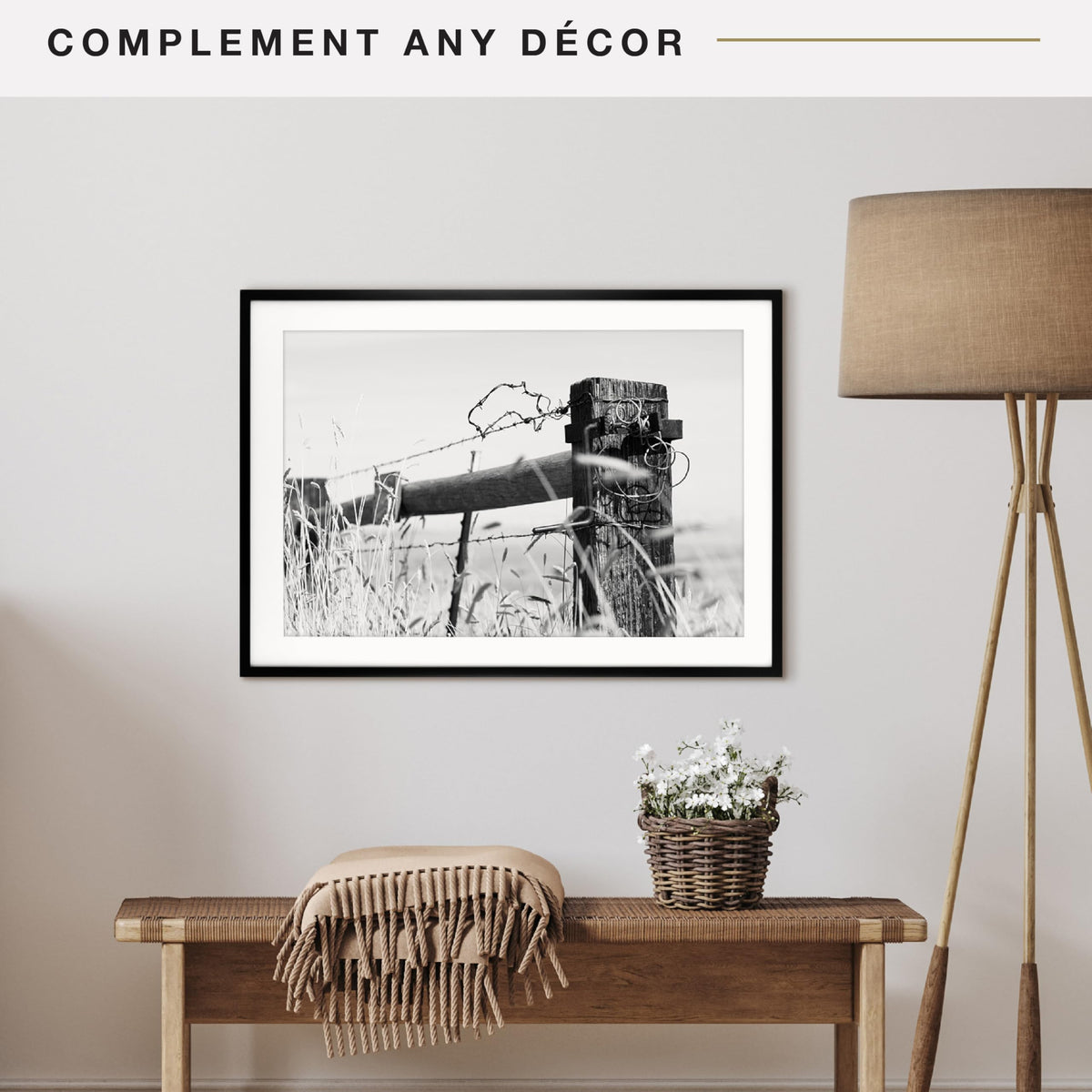 Everline Matted Poster Frame, 24x34 with 20x30 Mat, Black, 1-Pack