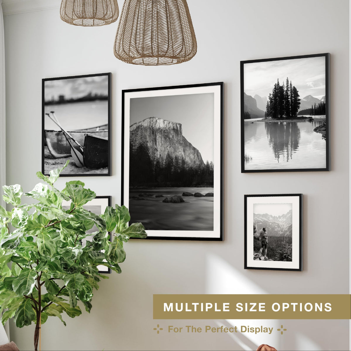 Everline Unmatted Poster Frame, 27x40, Black, 1-Pack