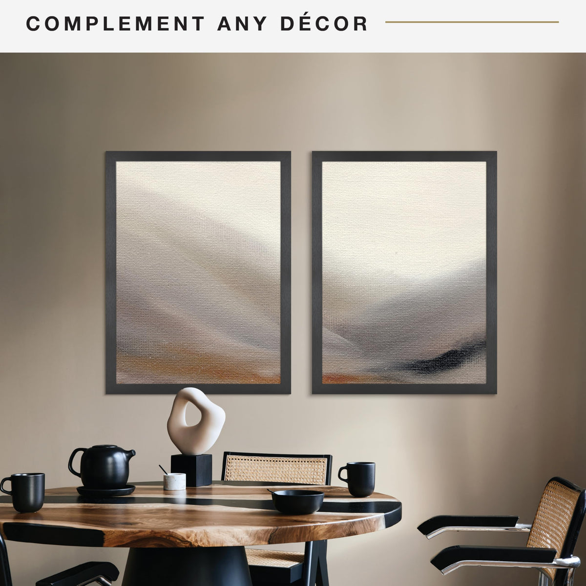 Studio Gallery Unmatted Picture Frame, 18x24, Black Woodgrain, 2-Pack