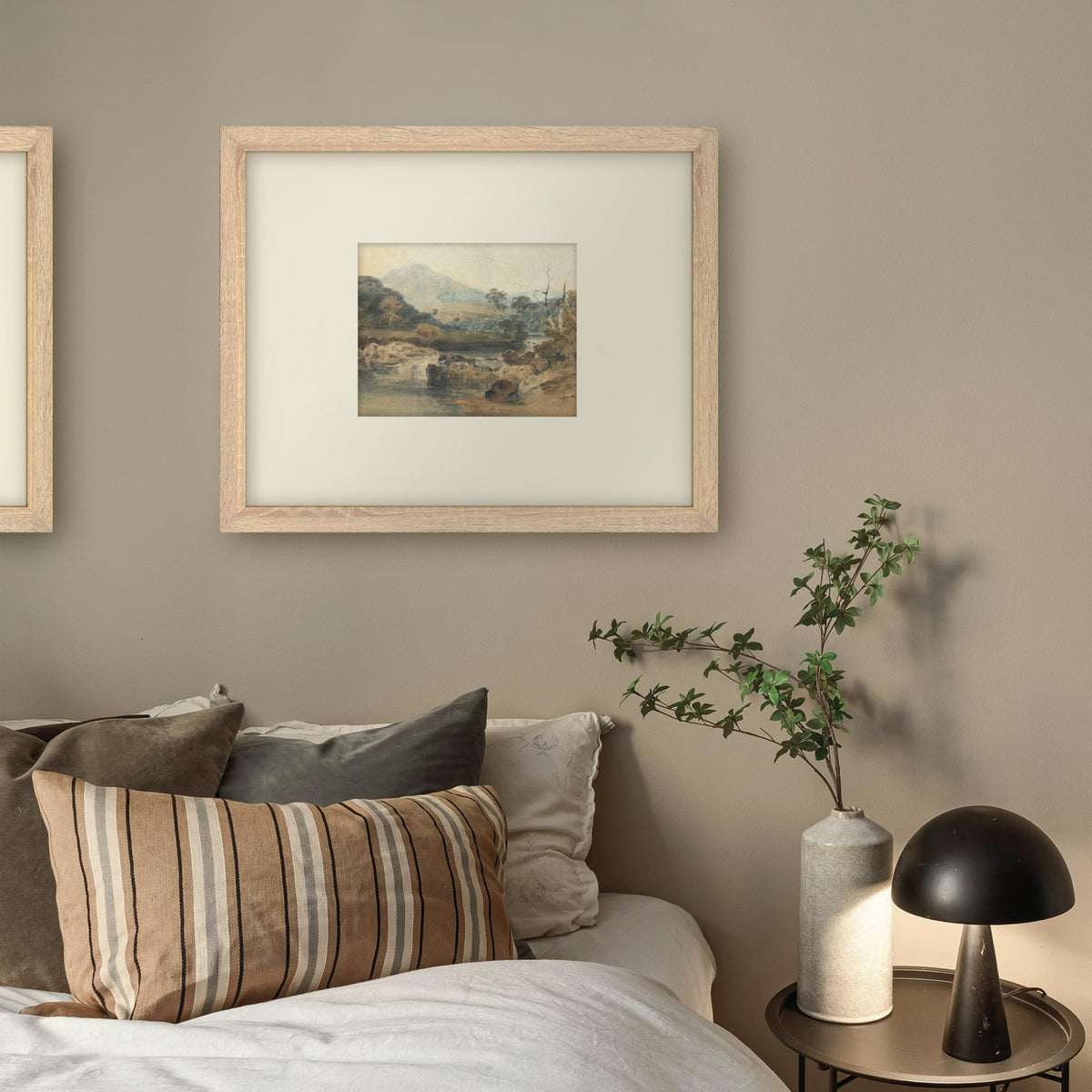 Studio Gallery Matted Picture Frame, 16x20 with 8x10 Mat, Natural Woodgrain, 1-Pack