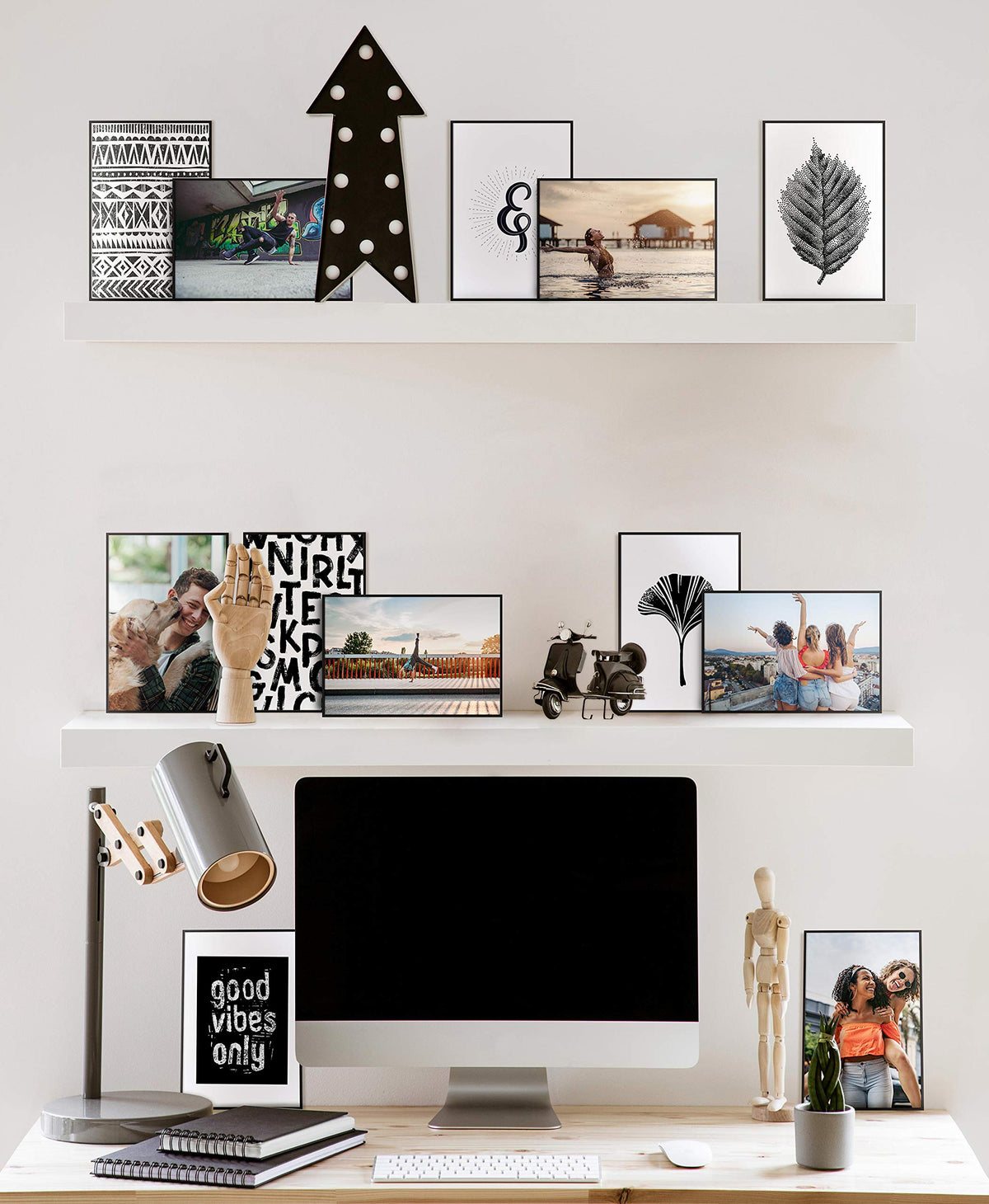 Format Picture Frame, 5x7, Black, 12-Pack