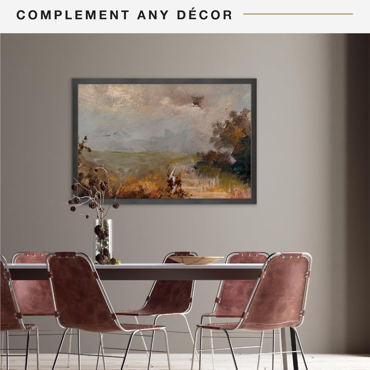 Studio Gallery Unmatted Picture Frame, 24x36, Black Woodgrain, 1-Pack