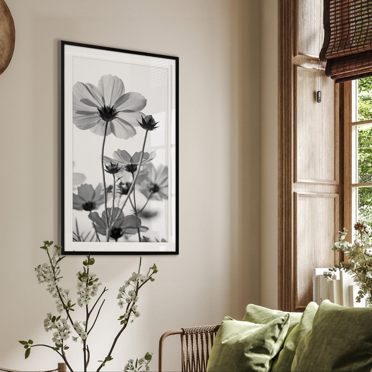 Everline Matted Poster Frame, 28x40 with 24x36 Mat, Black, 1-Pack