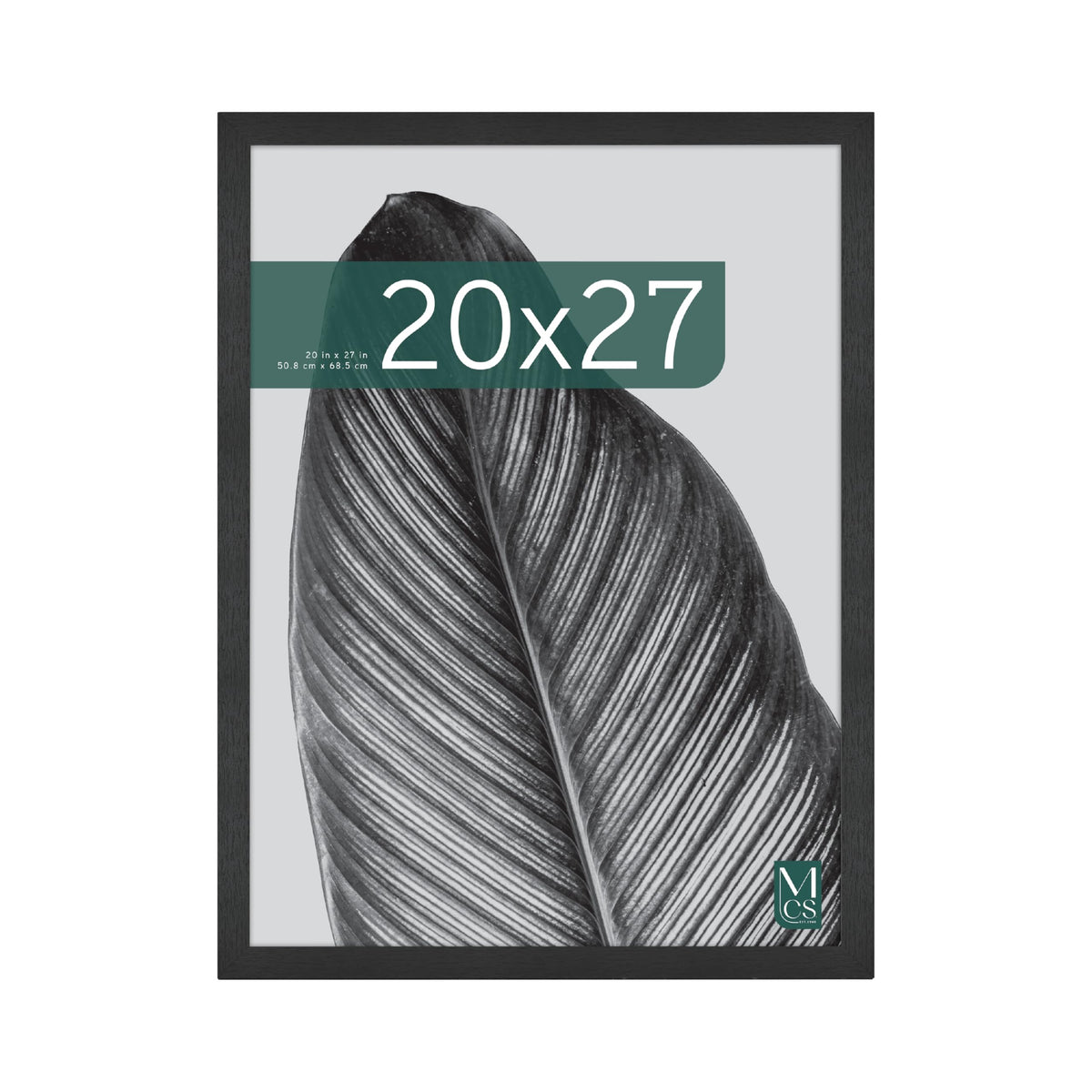 Studio Gallery Unmatted Picture Frame, 20x27, Black Woodgrain, 1-Pack