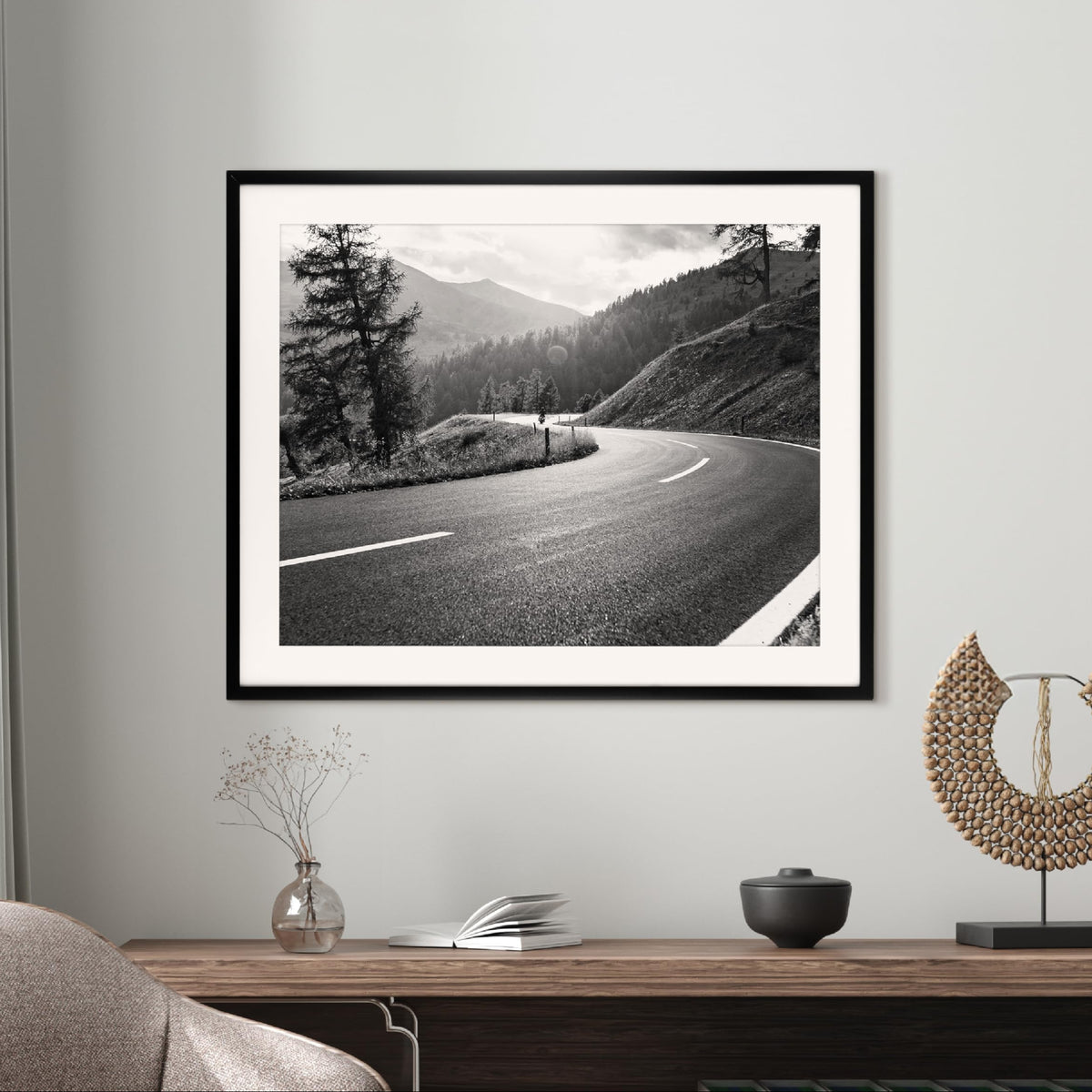 Everline Matted Poster Frame, 26x32 with 22x28 Mat, Black, 1-Pack