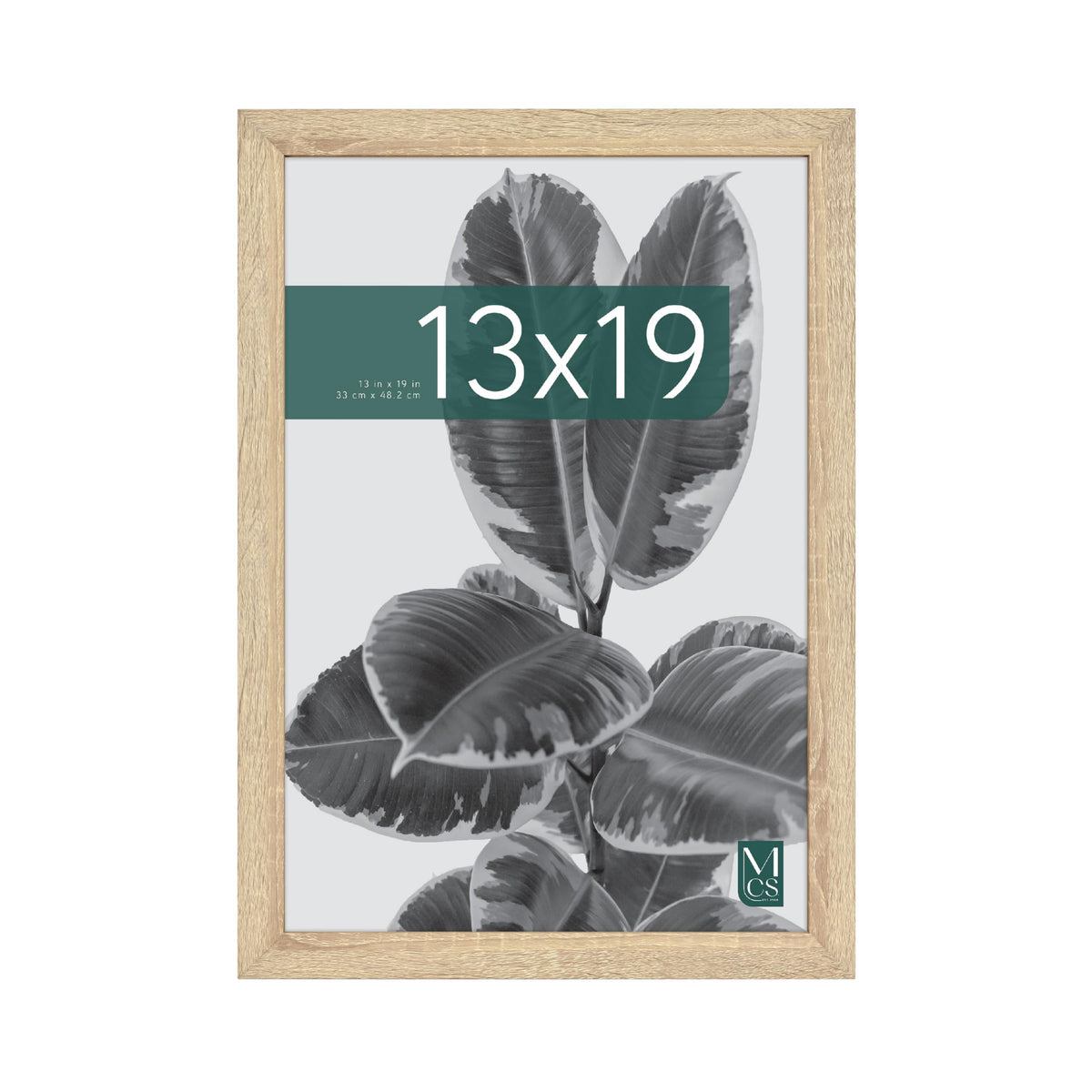 Studio Gallery Unmatted Picture Frame, 13x19, Natural Woodgrain, 1-Pack