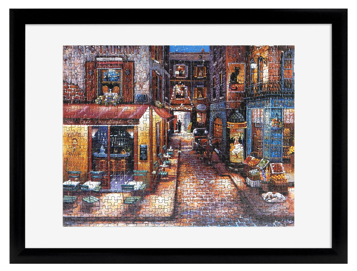 Puzzle Display Frame, 14.25x19.25, Black Woodgrain, 1-Pack
