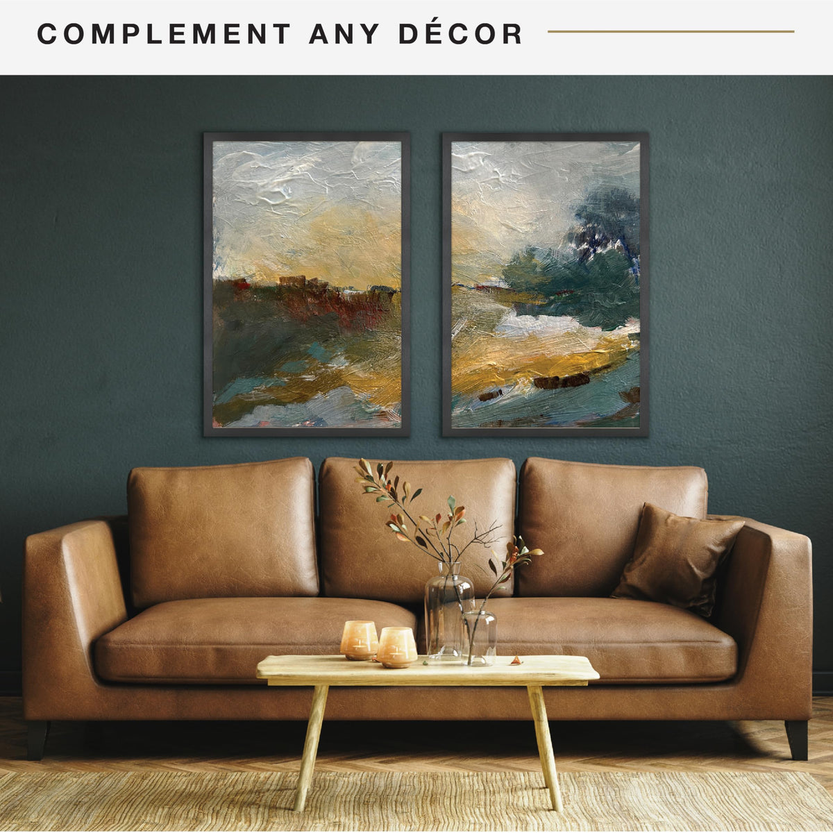 Studio Gallery Unmatted Picture Frame, 24x36, Black Woodgrain, 2-Pack