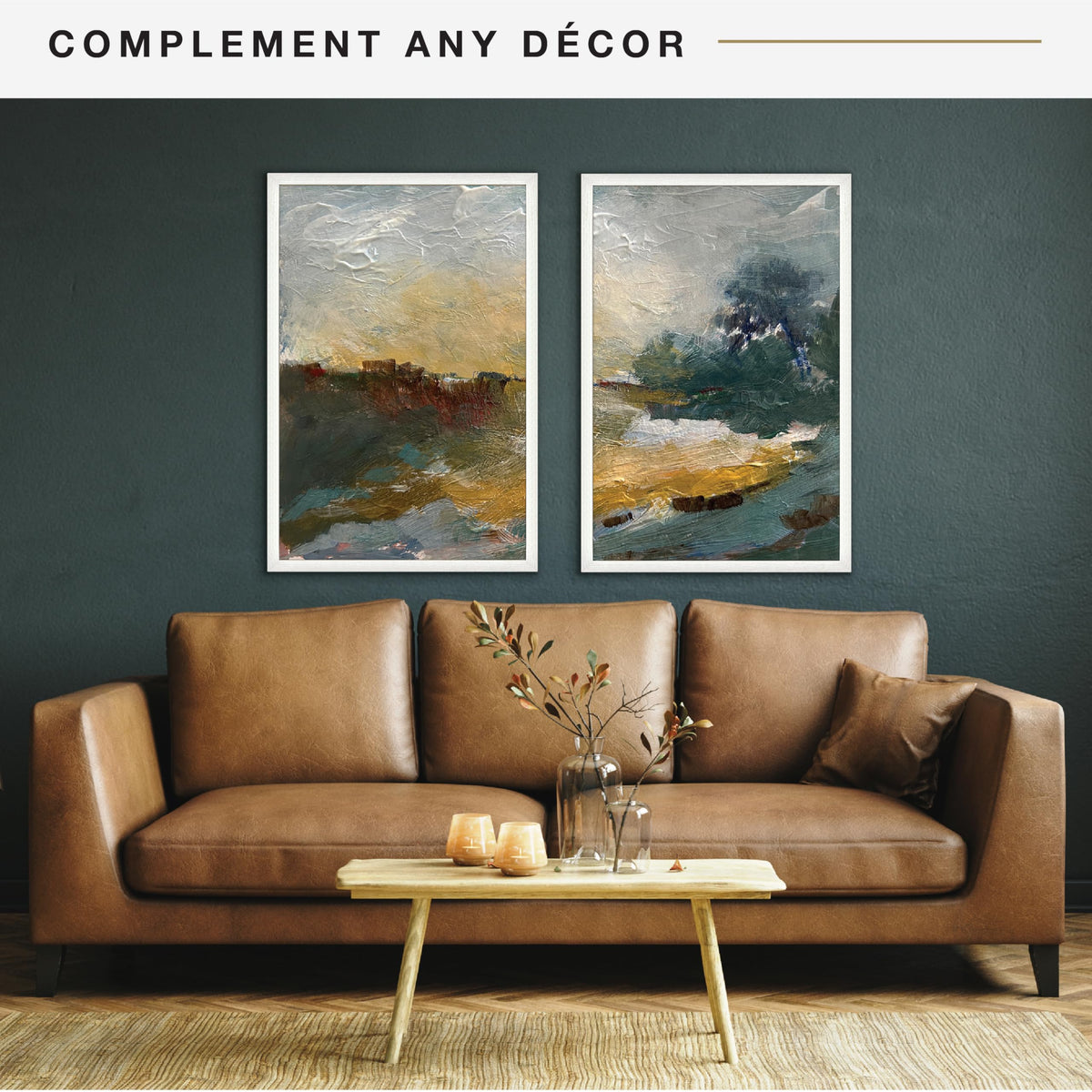 Studio Gallery Unmatted Picture Frame, 24x36, Natural Woodgrain, 2-Pack