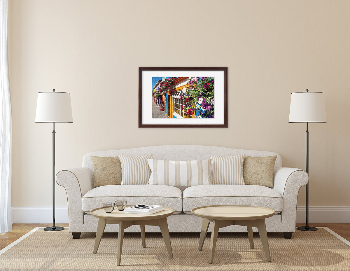Puzzle Display Frame, 20x30, Walnut Woodgrain, 1-Pack
