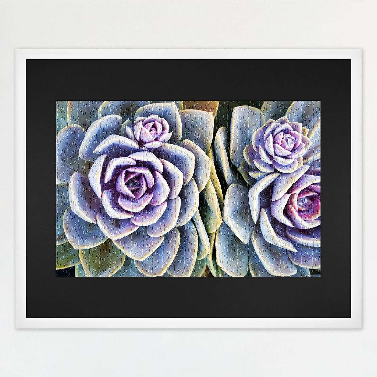 Puzzle Display Frame, 24x30, White Woodgrain, 1-Pack