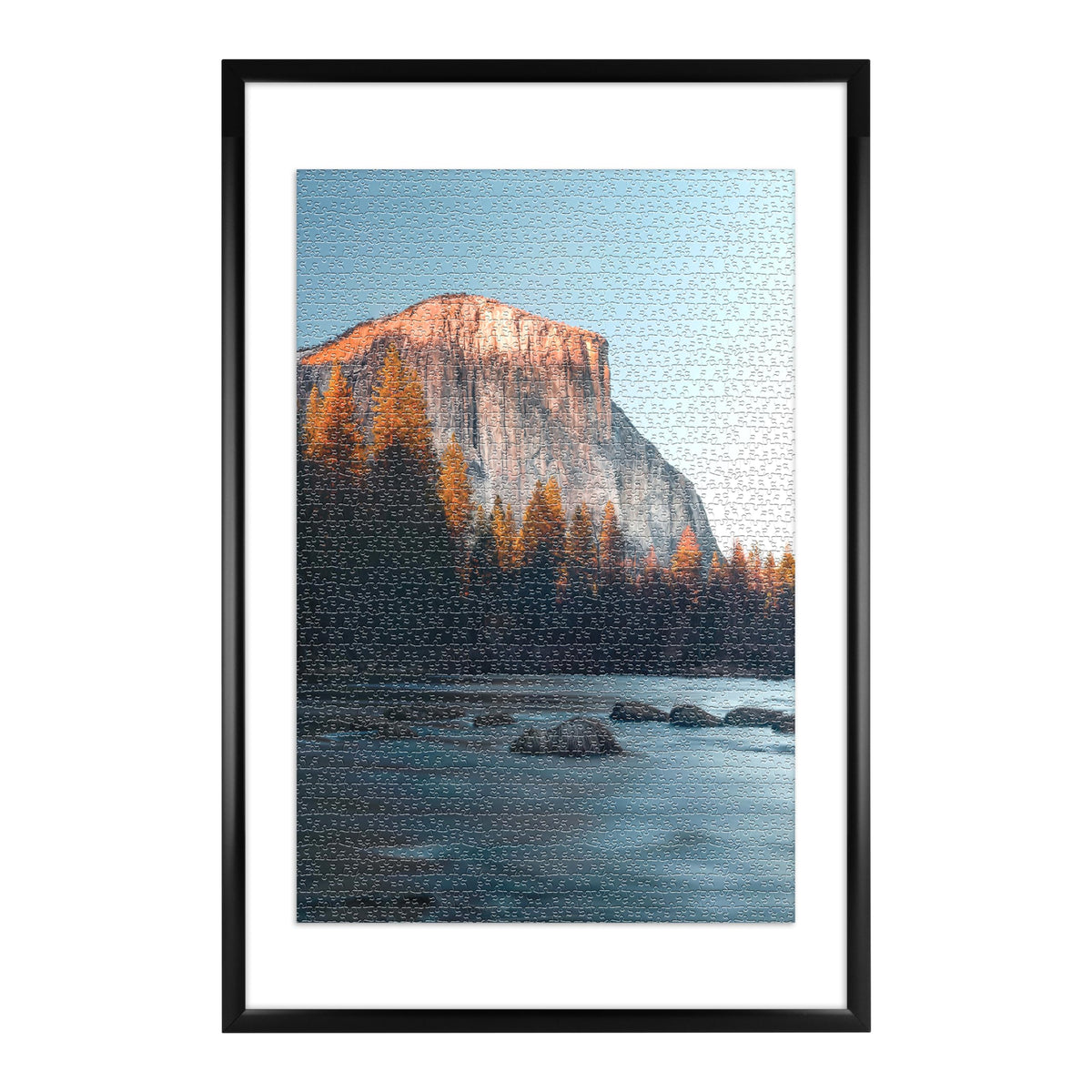Puzzle Display Frame, 24x36, Black Woodgrain, 1-Pack