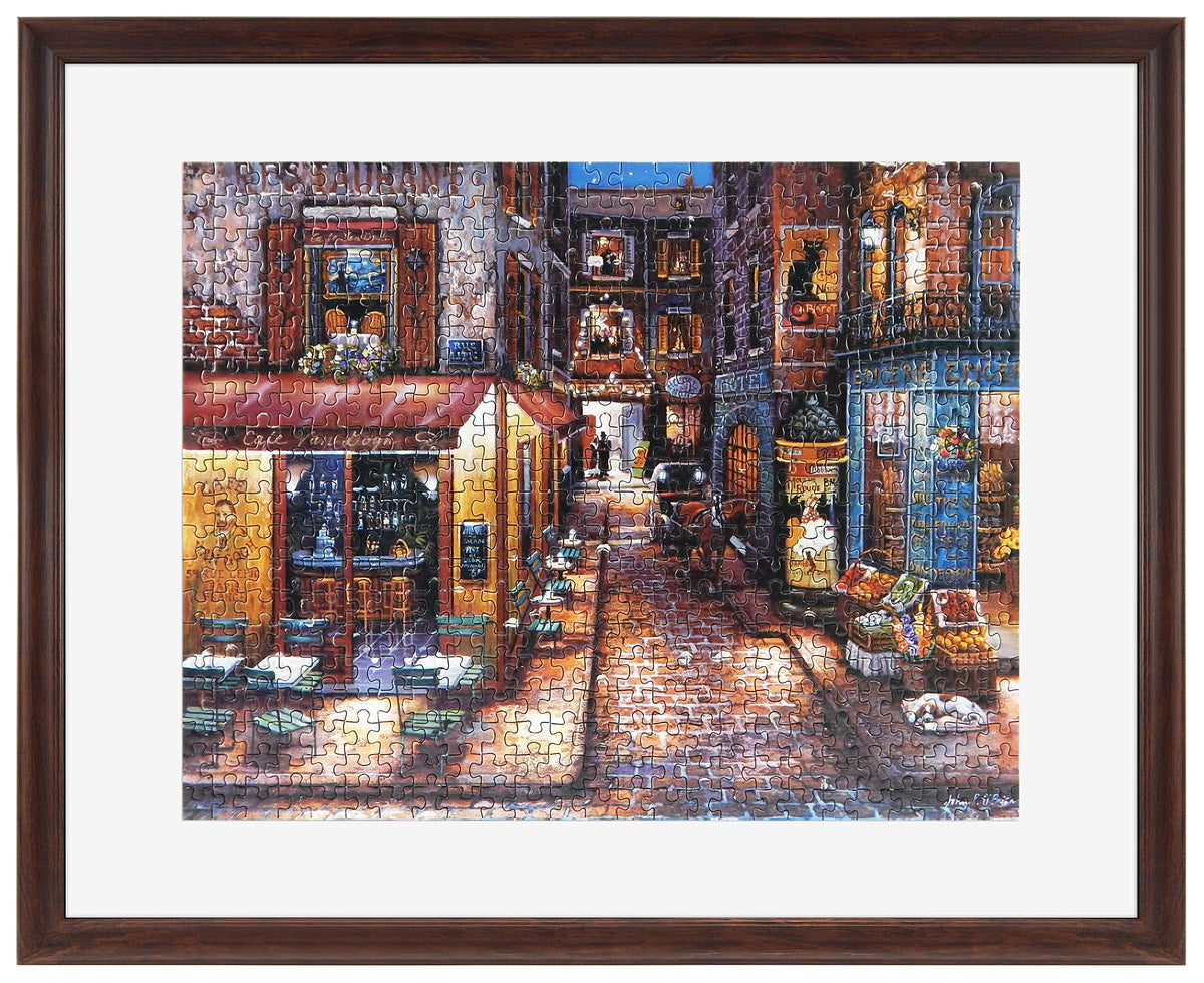 Puzzle Display Frame, 24x30, Walnut Woodgrain, 1-Pack